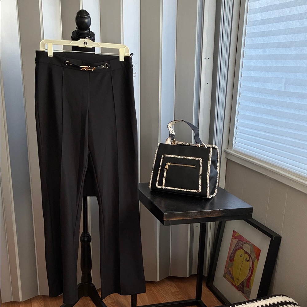 Karl Lagerfeld Black Women's Trousers